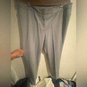 Susan Lucci gray shiny work pants‎ size 14